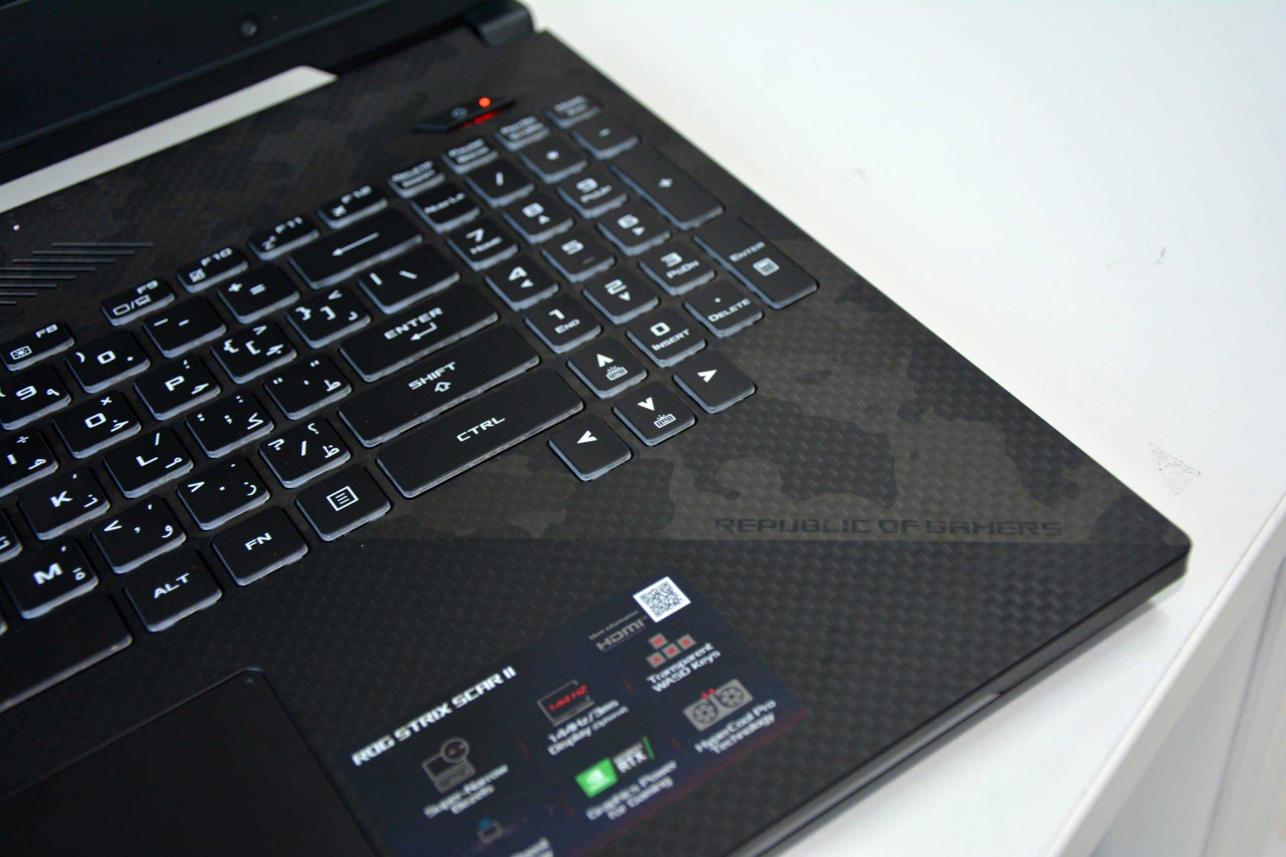 Asus ROG Strix Scar 2 anmeldelse Asus ROG Strix Scar 2 anmeldelse