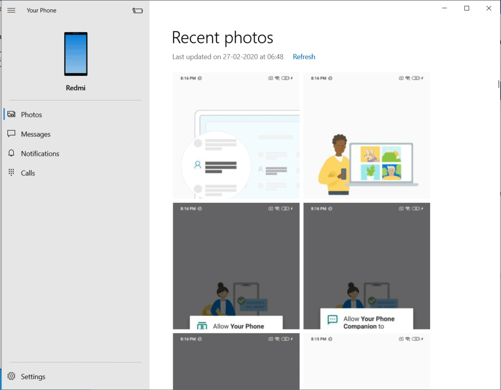 Synchroniseer uw smartphone met Windows 10 met Yourphone.exe Synchroniseer uw smartphone met Windows 10 met Yourphone.exe